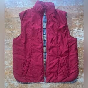 Barbour Classic Quilted Waistcoat Vest, Size Large Mens